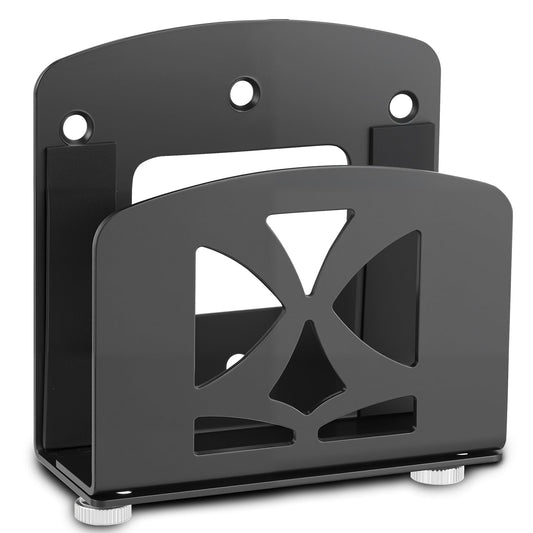 Metel Cable Box Mount,Adjustable Small Device Wall Mount Holder or VESA Mount Behind The Monitor for Apple TV,ROKU,Router,Modem and Other Media