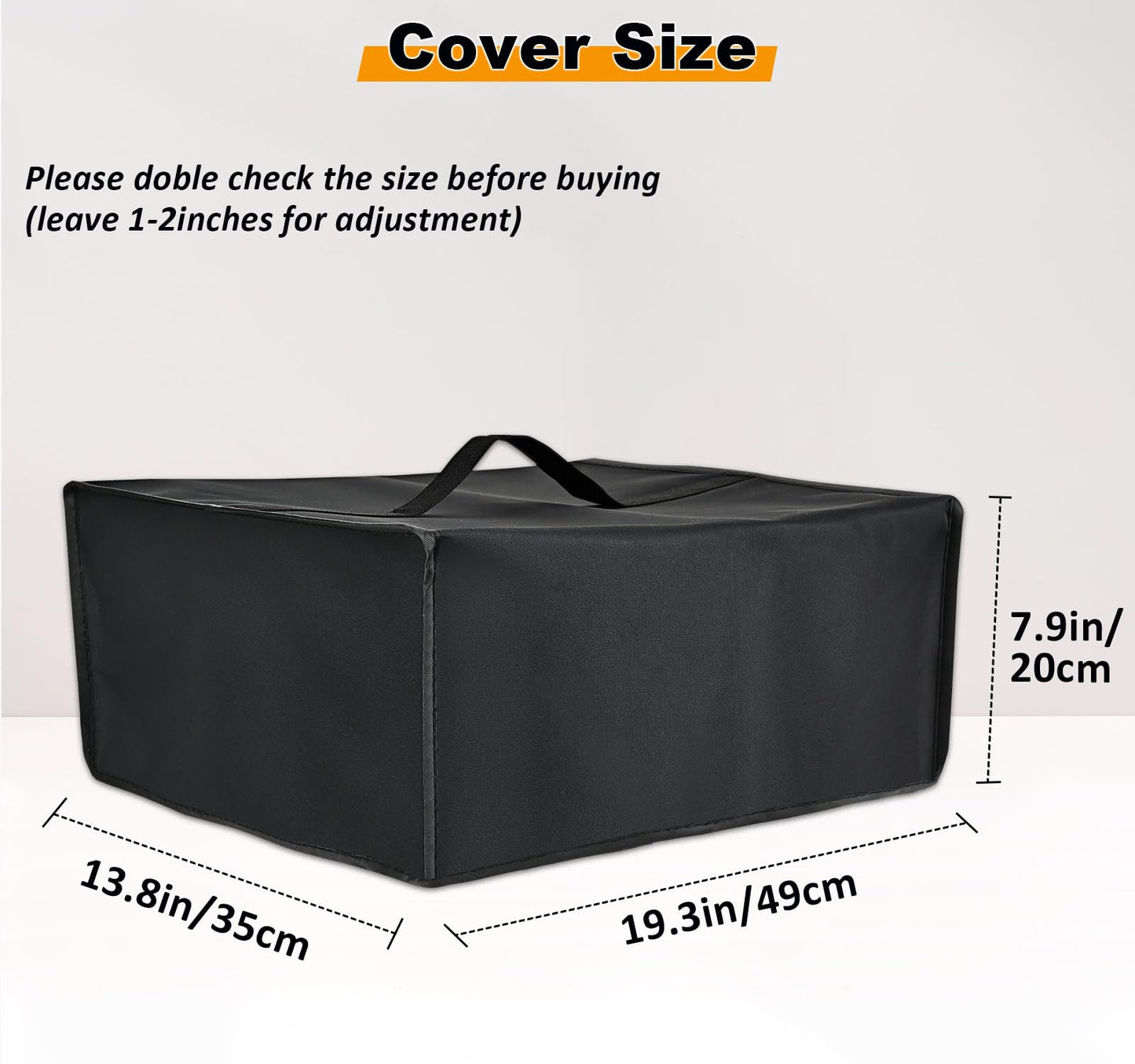 Kasasymion Printer Dust Cover for HP DeskJet 4227e Inkjet Printer, Water-proof Dust-proof Anti-static Protective Case, Heavy-duty Durable Dust Cover