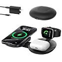 iOttie Velox Qi2.2 Wireless Charging Pad with Built-in FindMy, 4-in-1 Foldable 25W Fast Charger for MagSafe iPhone 17/16, Apple Watch, AirPods (Incl