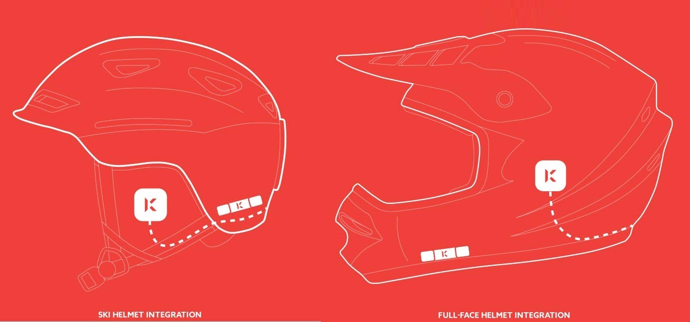KONNECT 3BR 3-Button-Remote Helmet-Mount Controller
