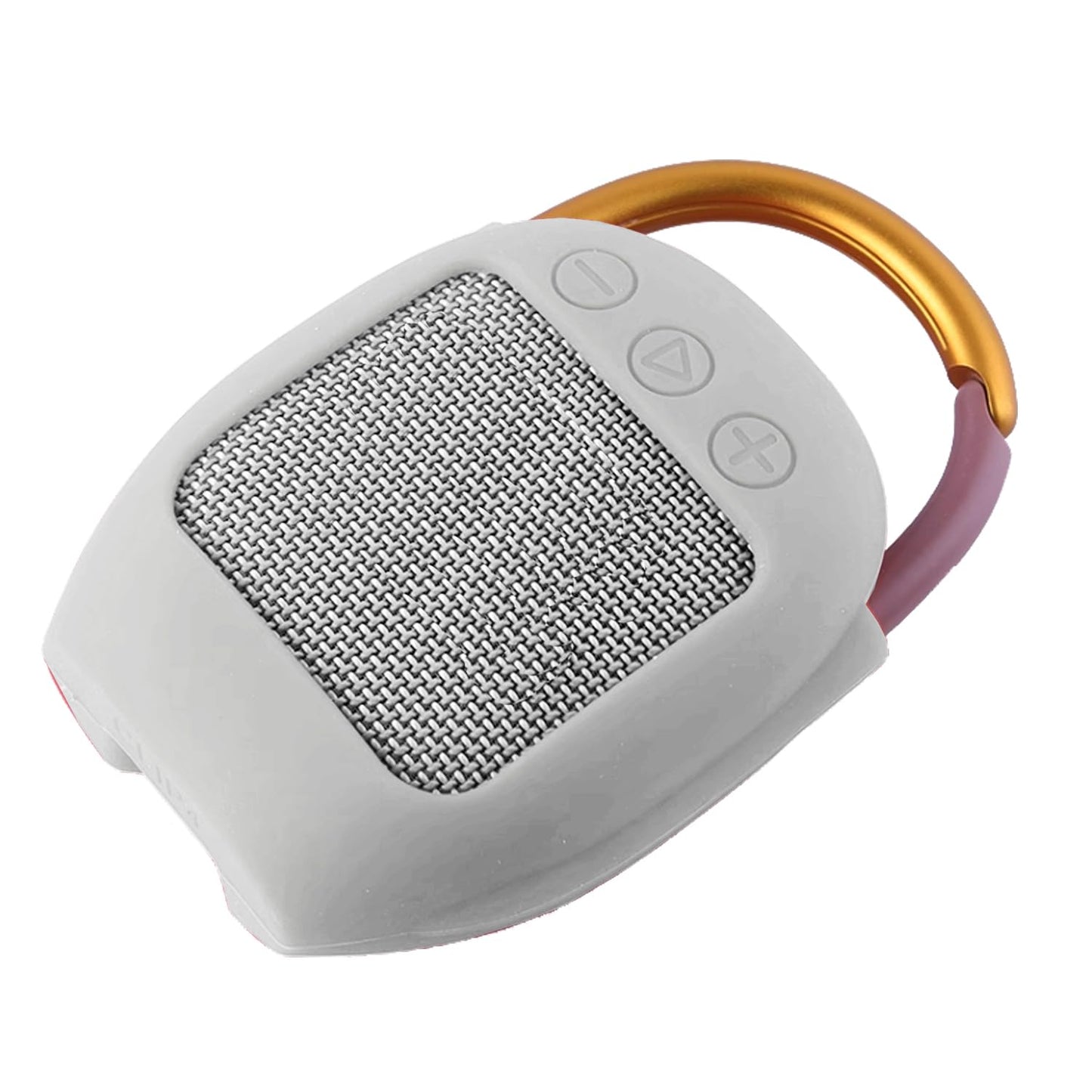 NSHOLSTAME Silicone Cover Case Compatible with JBL Clip 4 Portable Bluetooth Wireless Speaker?Protective Travel Case for JBL Clip 4 (Grey)