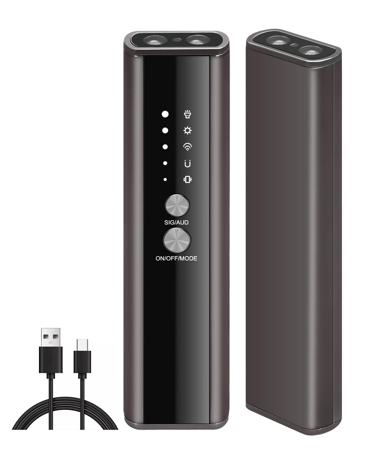 [2025 VER] Hidden Device Detector, Hidden Camera Detectors with Vibration Sound Alarm, Camera Finder with Flashlight, GPS Tracker Detector for Car