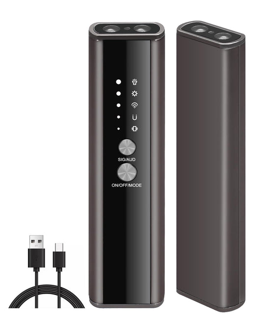 [2025 VER] Hidden Device Detector, Hidden Camera Detectors with Vibration Sound Alarm, Camera Finder with Flashlight, GPS Tracker Detector for Car