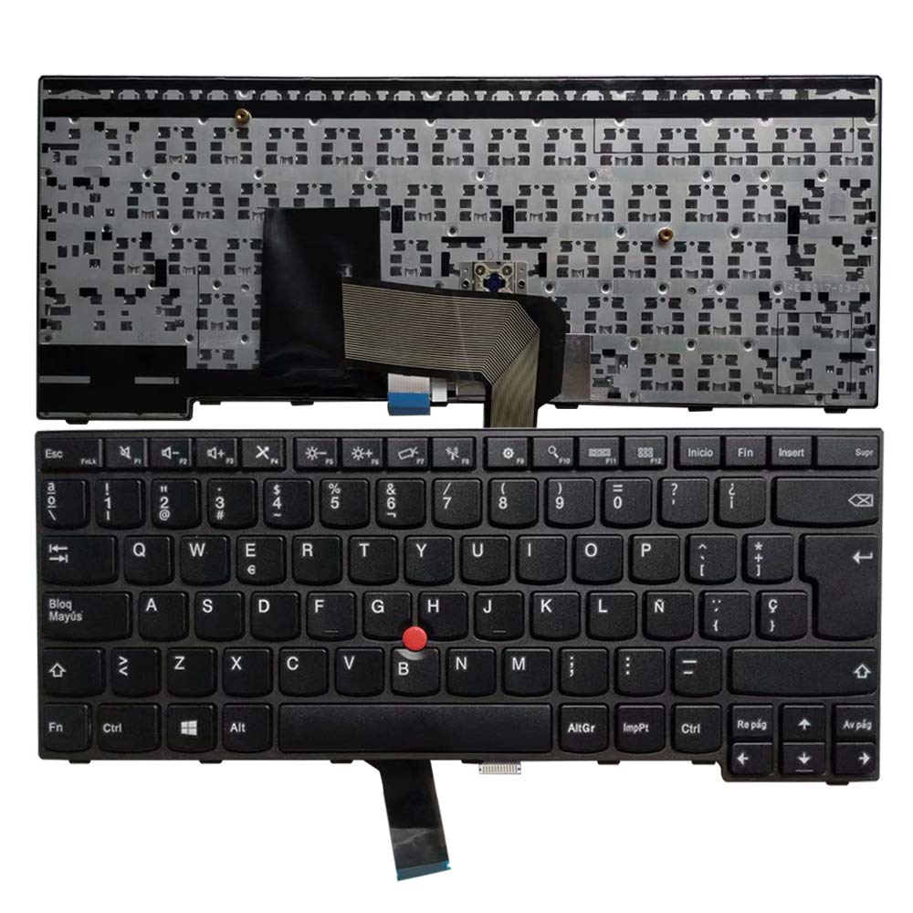 Laptop Replacement Keyboard Fit Lenovo ThinkPad E450 E455 E460 E465 Spanish Layout