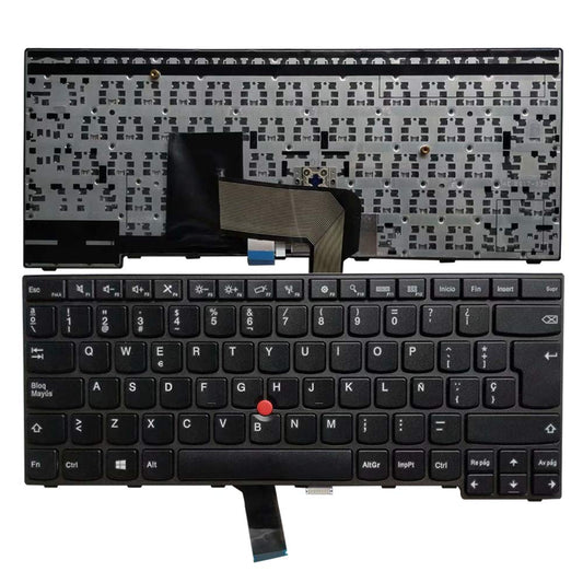 Laptop Replacement Keyboard Fit Lenovo ThinkPad E450 E455 E460 E465 Spanish Layout