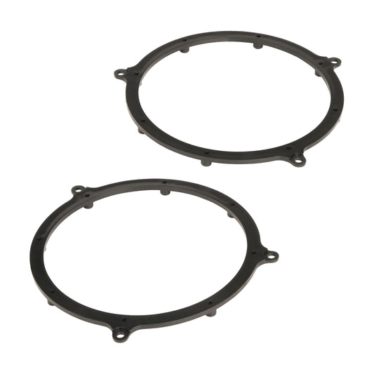 Scosche SAAI651 6.5-6.75” Speaker Adapters Compatible with Select 1996-2006 Audi Vehicles - Adapter Brackets for 6 1/2" to 6 3/4" Car Rear Speakers