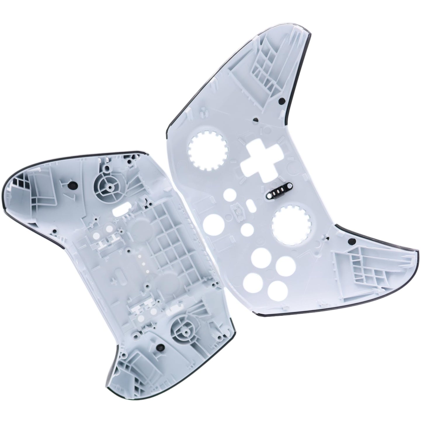Deal4GO Back Shell Case w/Front Housing Cover Faceplate kit Replacement for Xbox One Elite 2 Series Controller Model 1797 (White)