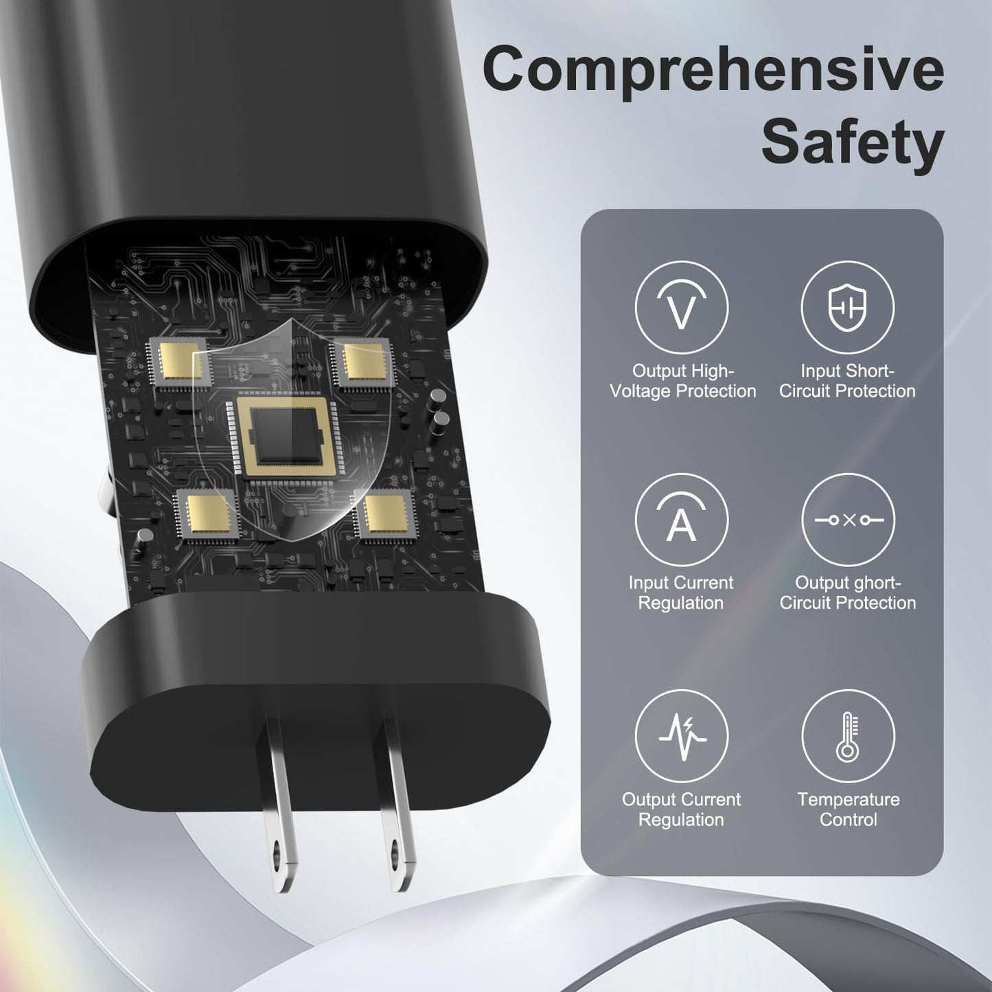 Samsung USB-C Super Fast Charging Wall Charger - 4 Pack 25W PD Charger Adapter with Type-C Cable(10ft) for Samsung Galaxy S26 S25 S24 S23 S22 Ultra