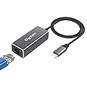 RJ45 Ethernet LAN Network Adapter for Phone Pad, Phone Ethernet Adapter, 3.3ft/1m Cable, 10/100Mbps High Speed,Plug and Play Enbia [Grey]