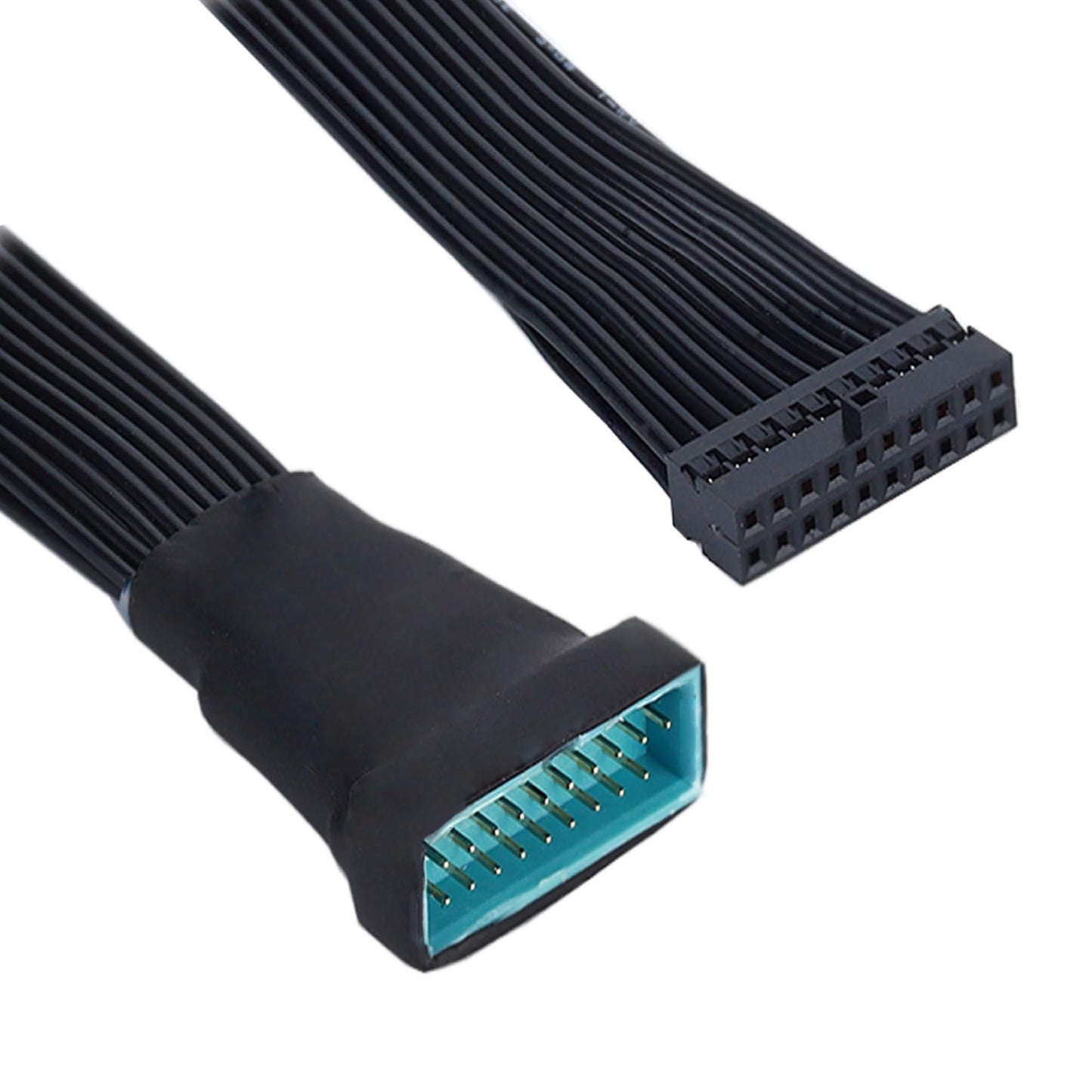 JZYMOD USB 3.0 Header Extension Cable, USB 3.0 Internal 19/20 Pin Header Extender | USB 3 Motherboard Adapter | 5.9 inch