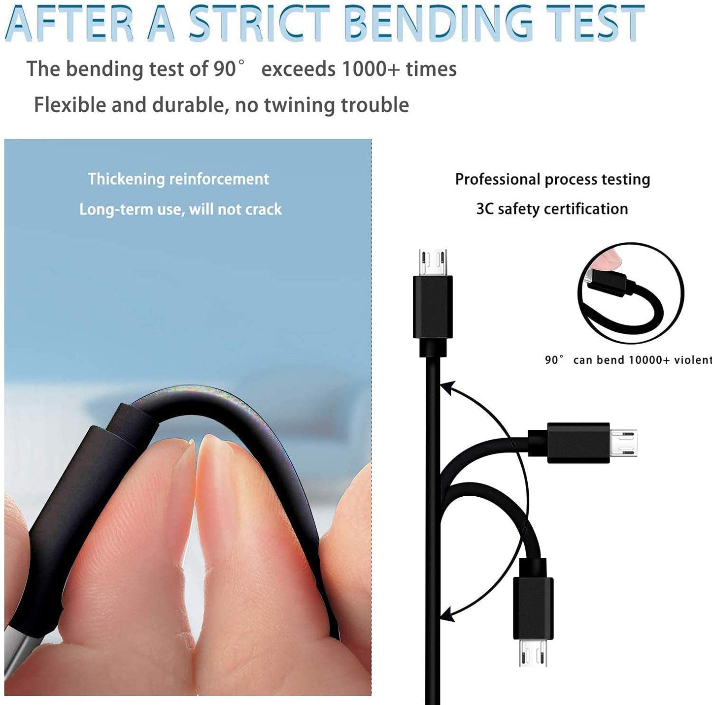 Fast Wall Charger 5ft Micro USB Charging Cable Cord fit for Barnes & Noble Nook GlowLight 3 Glowlight Plus, Nook 10 in BNRV200 BNTV650, Simple