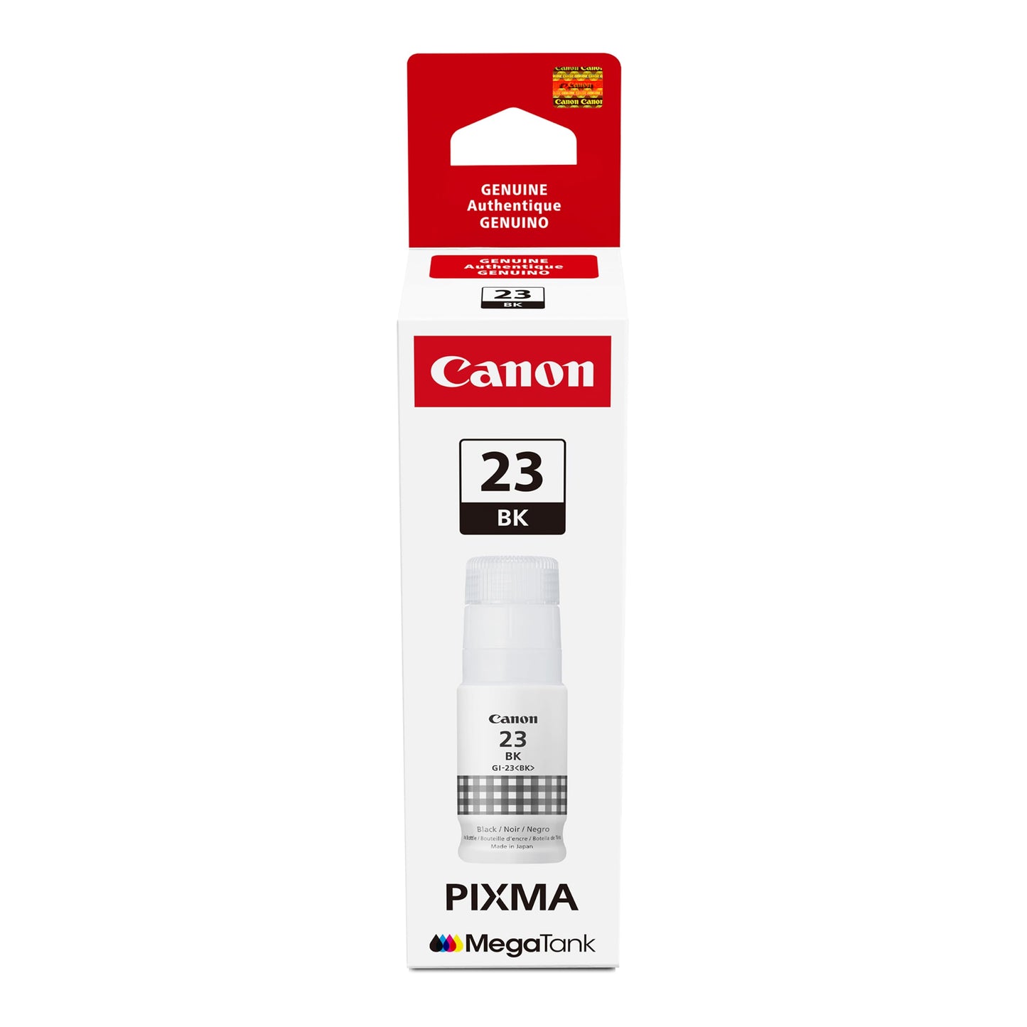 Canon GI-23 Genuine Black Ink Bottle, Compatible with Megatank G620 Printers