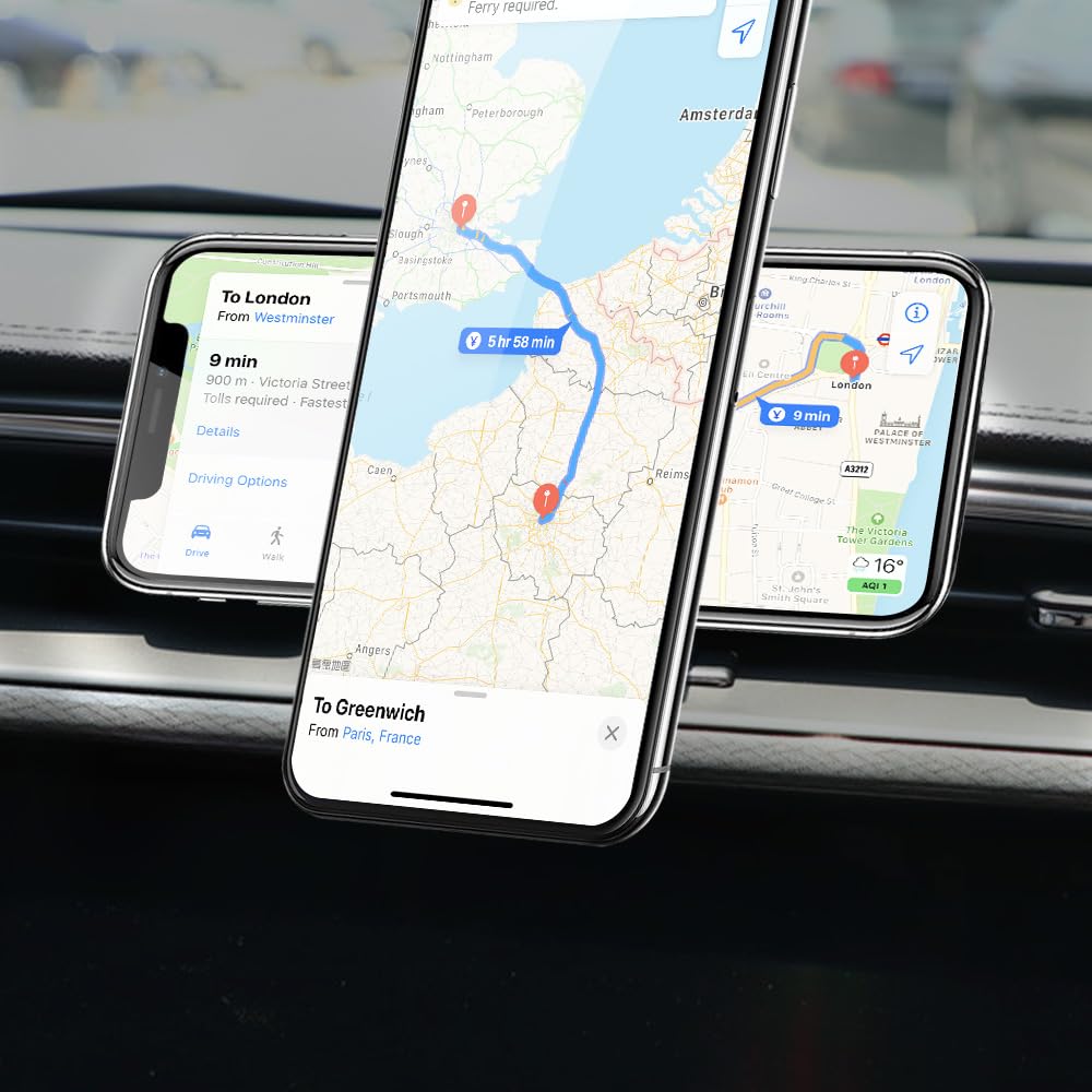 BEERTE Fits Magsafe Car Mount Fit for Buick Encore GX 2020-2023 Strong Magnets 360° Rotation Magnetic Phone Holder Mount for Car Vent Fit for iPhone