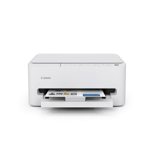 Canon PIXMA TS4320 Wireless Color Inkjet Printer for Duplex Printing, White - Cost Efficient Home Printer with Copier/Scanner, Compact Design, Easy