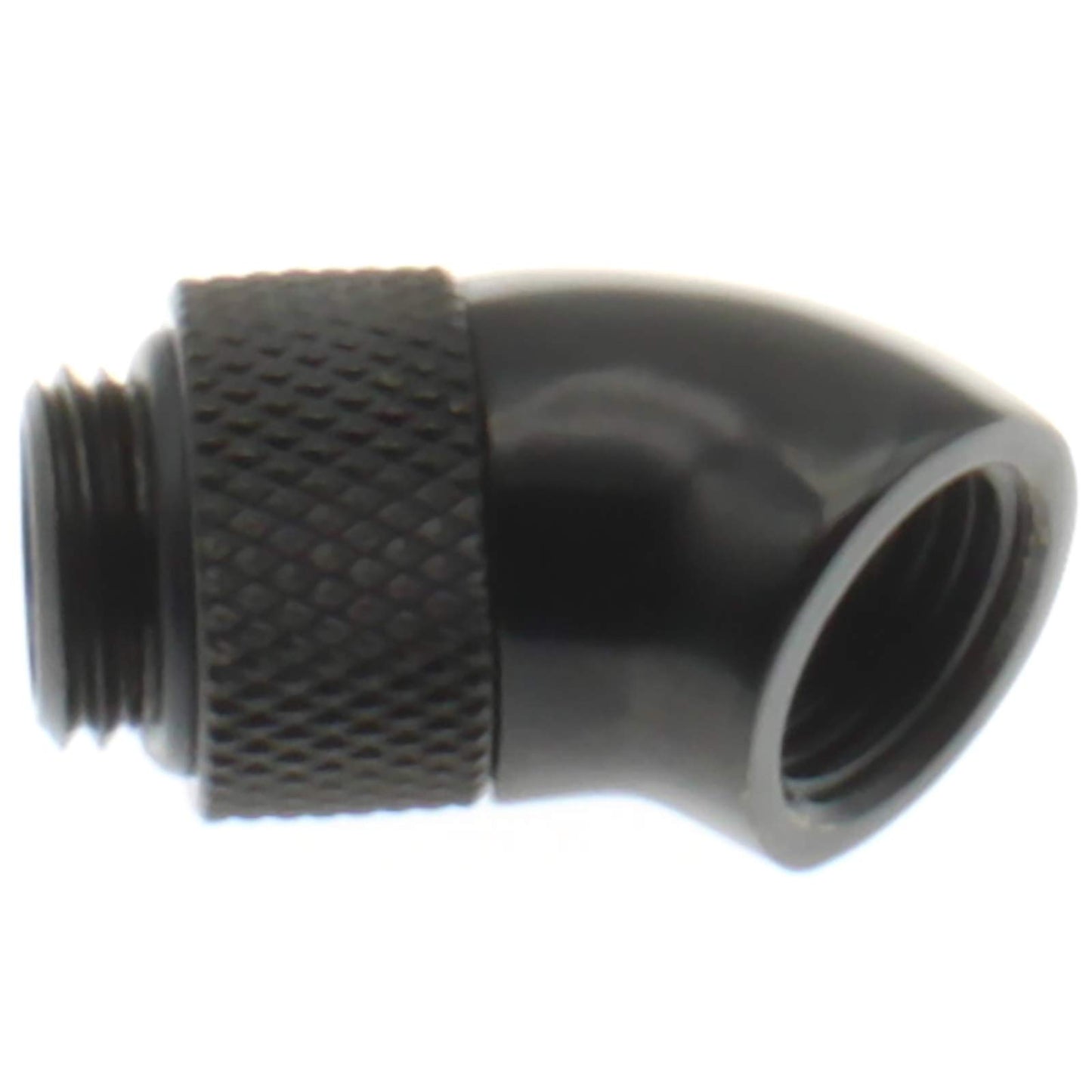 45° Extender Fitting,LBTODH 4pcs G1/4" Male to Female Brass Elbow Connector for Computer Water Cooling System