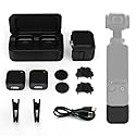 Wireless Lavalier Microphone Kit (2 TX + 1 RX + Charging Case) | 20H Battery Life, Magnetic Attachment, Compatible with Xtra Muse & DJI Osmo Pocket 3