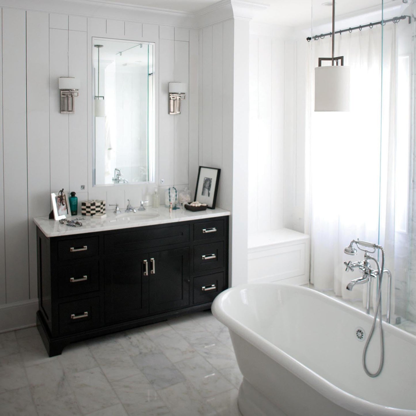 Hinkley Lanza Contemporary Modern One Light 60W G9 Bathroom Vanity Fixture, Antique Nickel