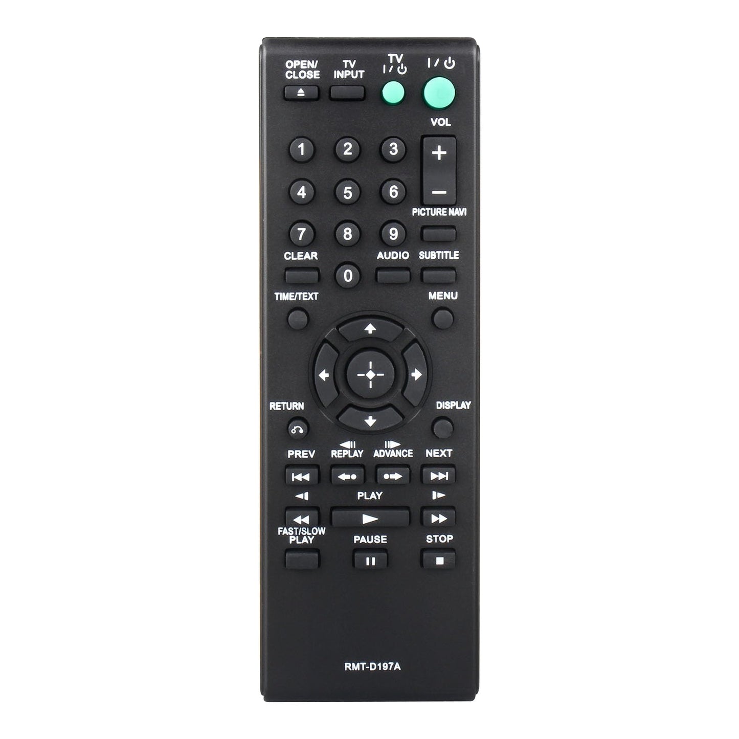 RMT-D197A for Sony DVD Player Remote: Replacement Sony DVD Remote for Sony DVP-SR510H DVP-SR210 DVP-SR210P DVP-SR510 DVP-NS57P DVP-NS710H