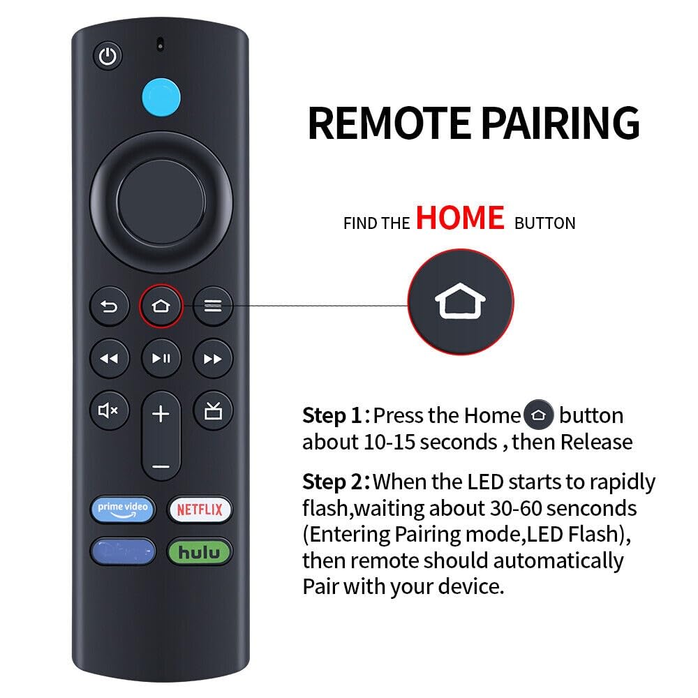 NTQinParts Replacement Remote Control Controller for Echo Show 15 | Full HD 15.6" Smart Display