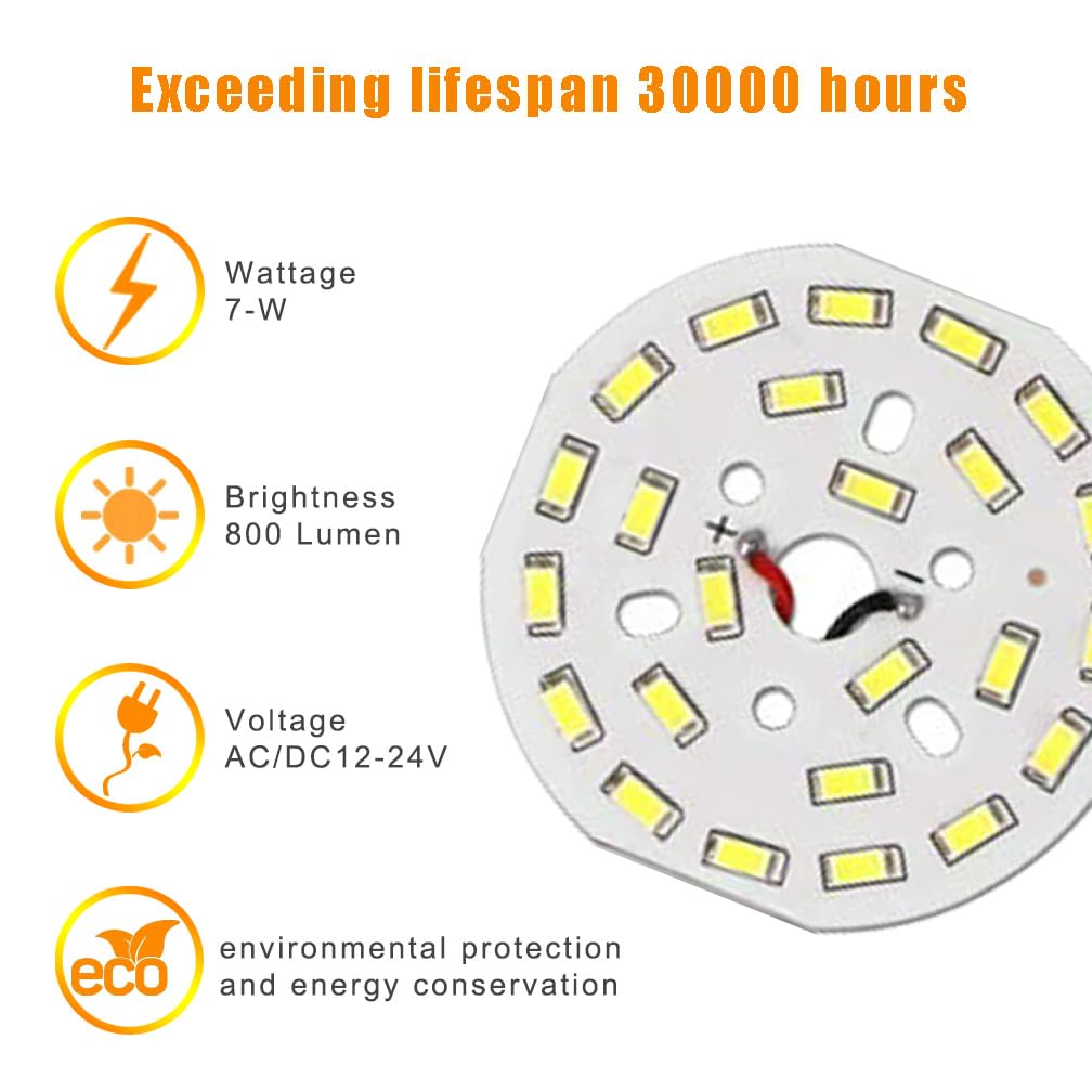 Honle E26 LED Light Bulbs AC/DC 12V 24V Low Voltage 7W Warm White 3000k Standard Edison Base 60w Halogen Bulb Equivalent A19 for Rv, Off Grid Solar
