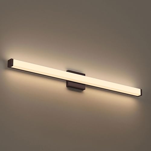 LEDMyplace 35W 48-inch LED Vanity Light Fixtures Over Mirror for Bathroom, Dressing Table, 3000/4000/5000K CCT Changeable, Dimmable, 2450LM, High