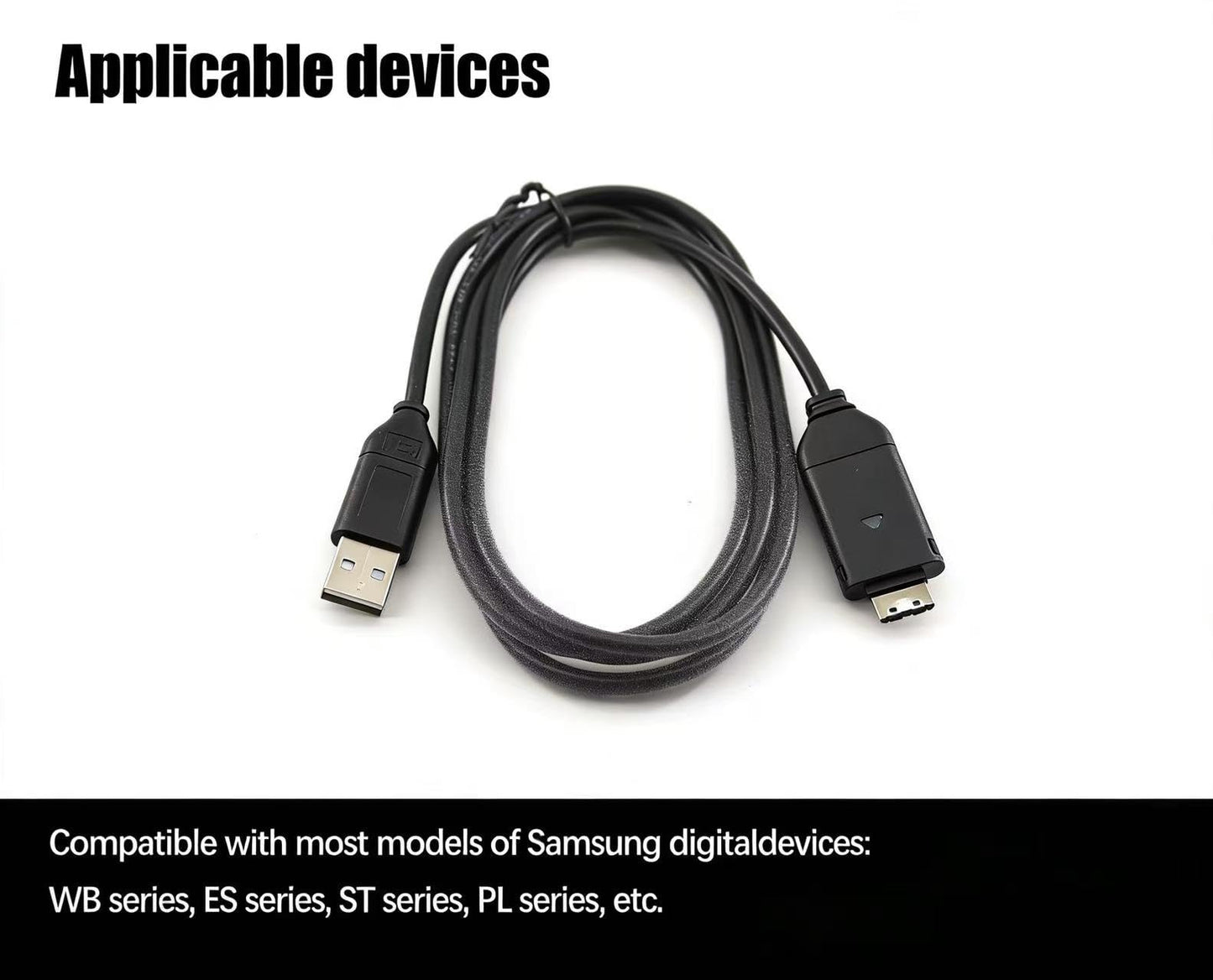 SOTHENG Replacement for Samsung Camera Charger Cable UC-C3/C5/C7 CB20U05A/B EA-CB20U12/EP CB20U05A,Compatible withSamsung Camera WB Series