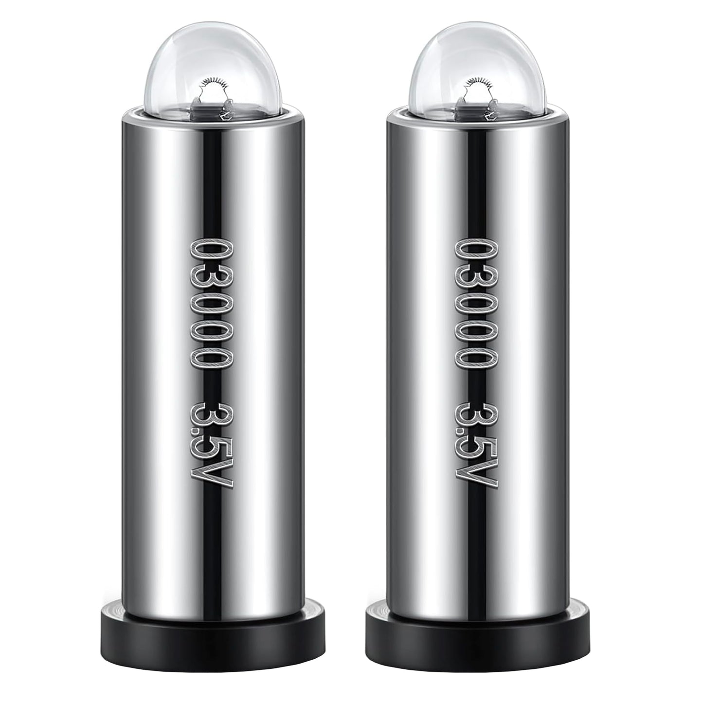 HQRP 2-Pack Lamp Bulb Compatible with Welch Allyn WA-03000 WA03000 03000 WA3000 3000 WA-03000-U WA03000-U WA-03000U WA3000-U 03000-U 3000U 03000-U
