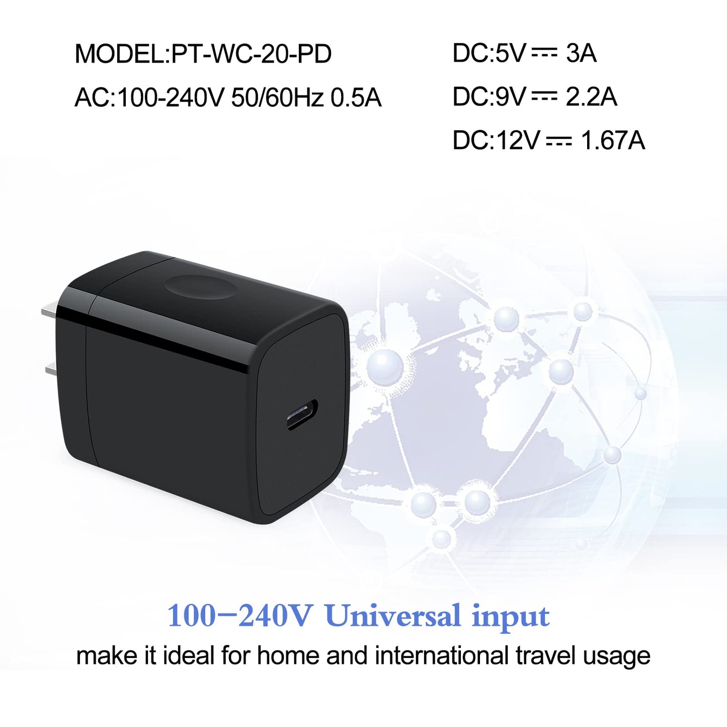 20W Samsung Type C Fast Charger Block for Galaxy A17/A56/A16/A15/5G/S26/S25 Ultra/A55/A35/A14/A54/S24 Ultra, PD3.0 USB C to USB C Wall Charger Adapter
