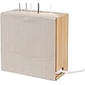 G.U.S. Cord Corral and Cable Organizer with 6-Magnetically Secured Cord Spindles -Zen Collection, Made of Eco-Friendly Bamboo (Power Not Included)