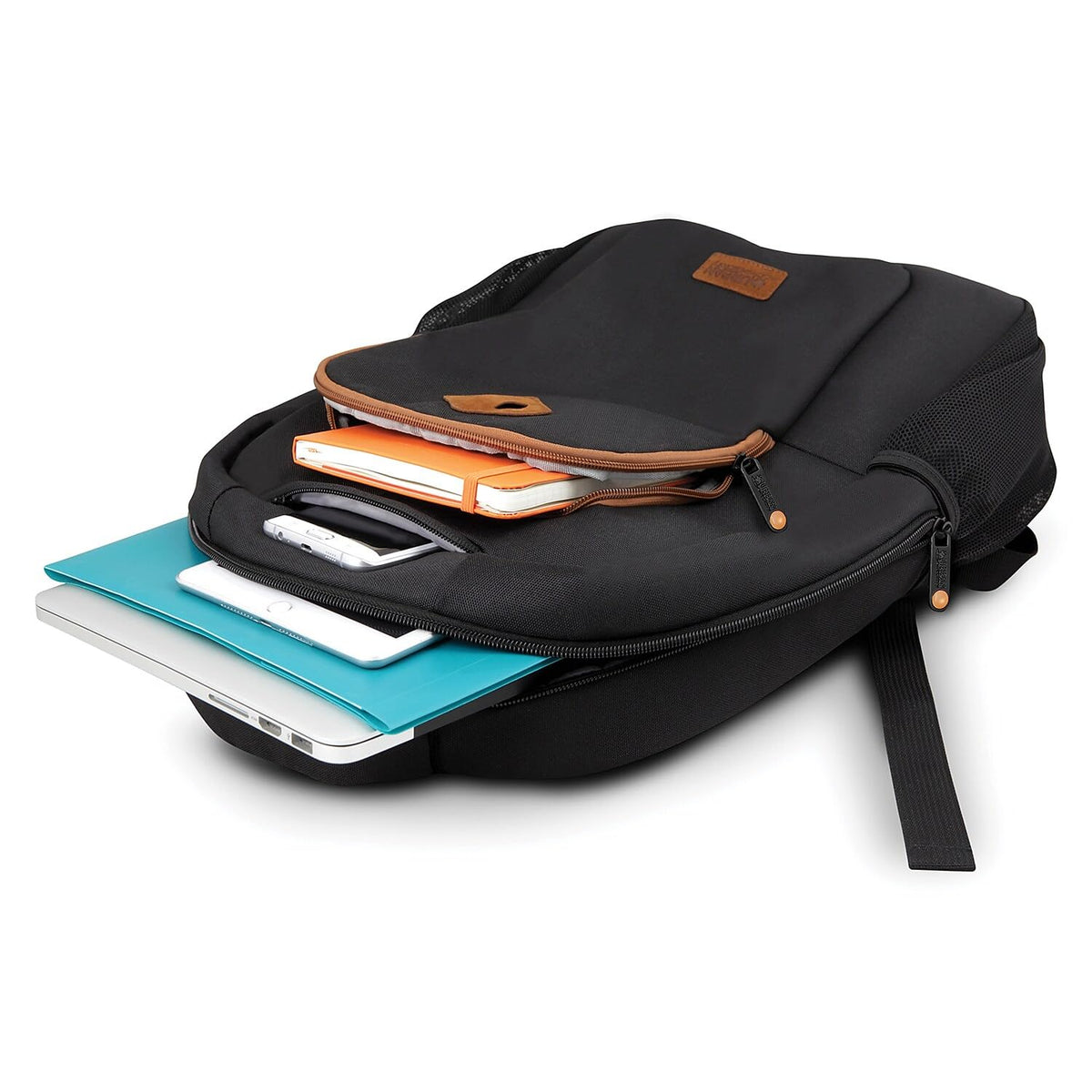 URBAN FACTORY CYCLEE Recycled Plastic 15.6-Inch Eco Laptop Backpack, Black (ECB15UF)