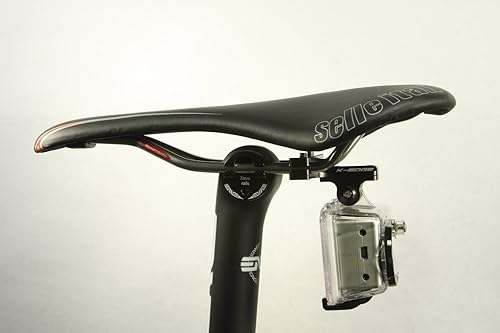 K-EDGE GO BIG Pro Saddle Rail Mount for GoPro Hero (K13-430 Black)