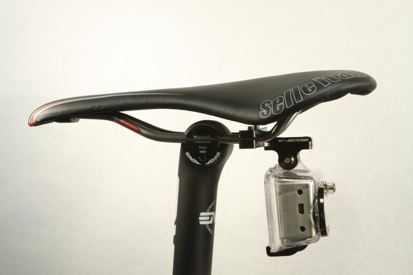 K-EDGE GO BIG Pro Saddle Rail Mount for GoPro Hero (K13-430 Black)