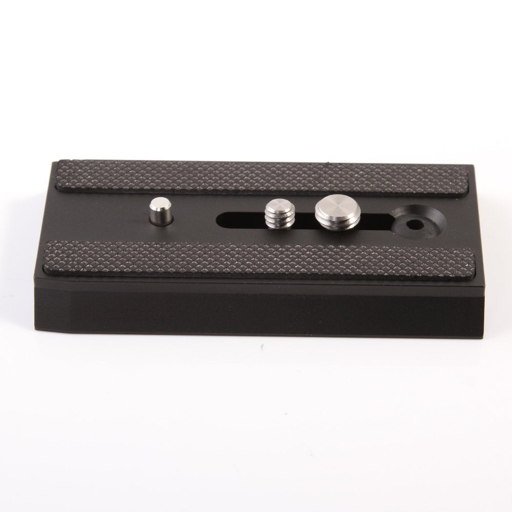501PL Sliding Dovetail Quick Release Plate with 1/4"-20 & 3/8"-16 Mounting Screw for Manfrotto 503HDV 701HDV MH055M0-Q5 for 501, 503 & NG Tripod