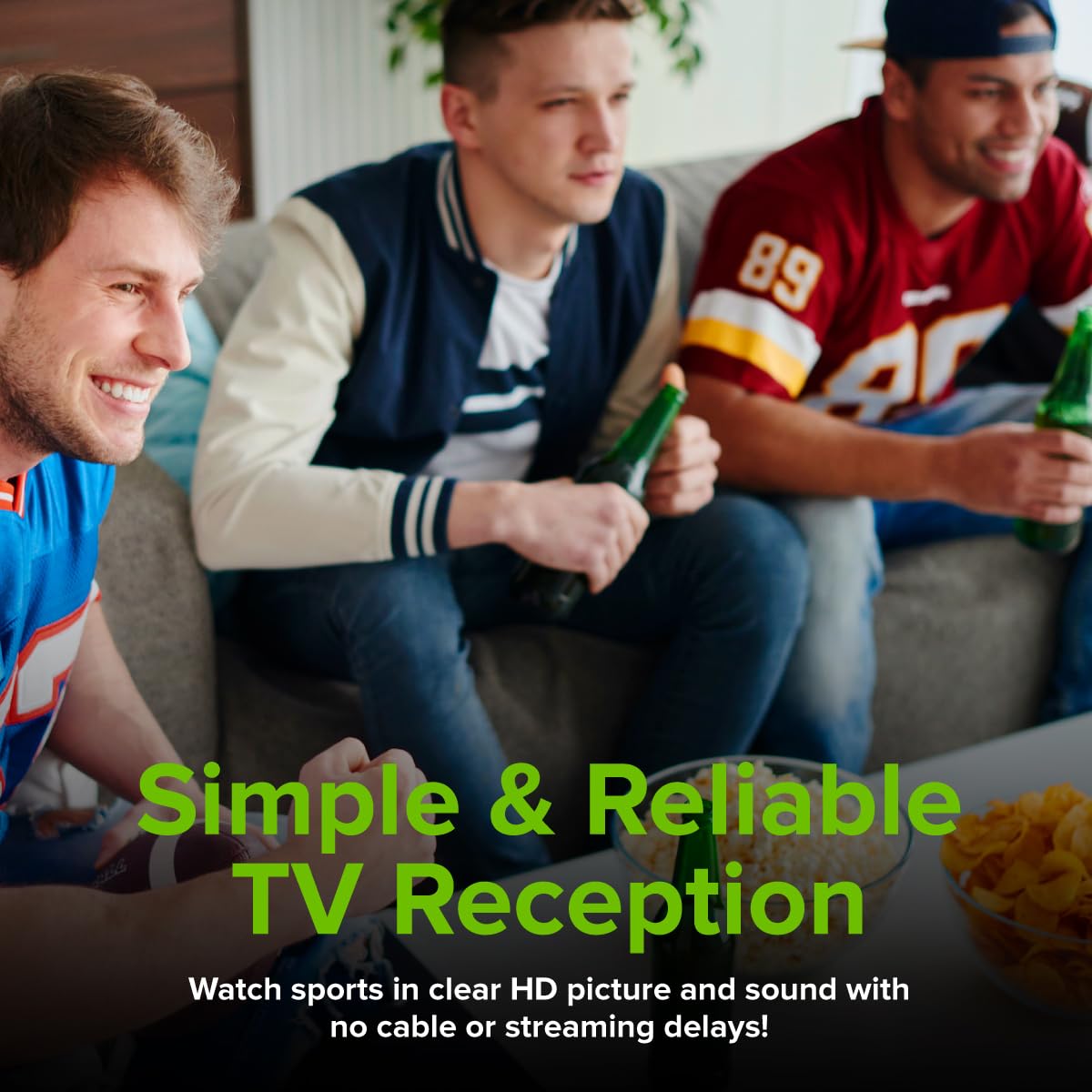 Mohu Leaf 50 Original Paper-Thin Indoor TV Antenna