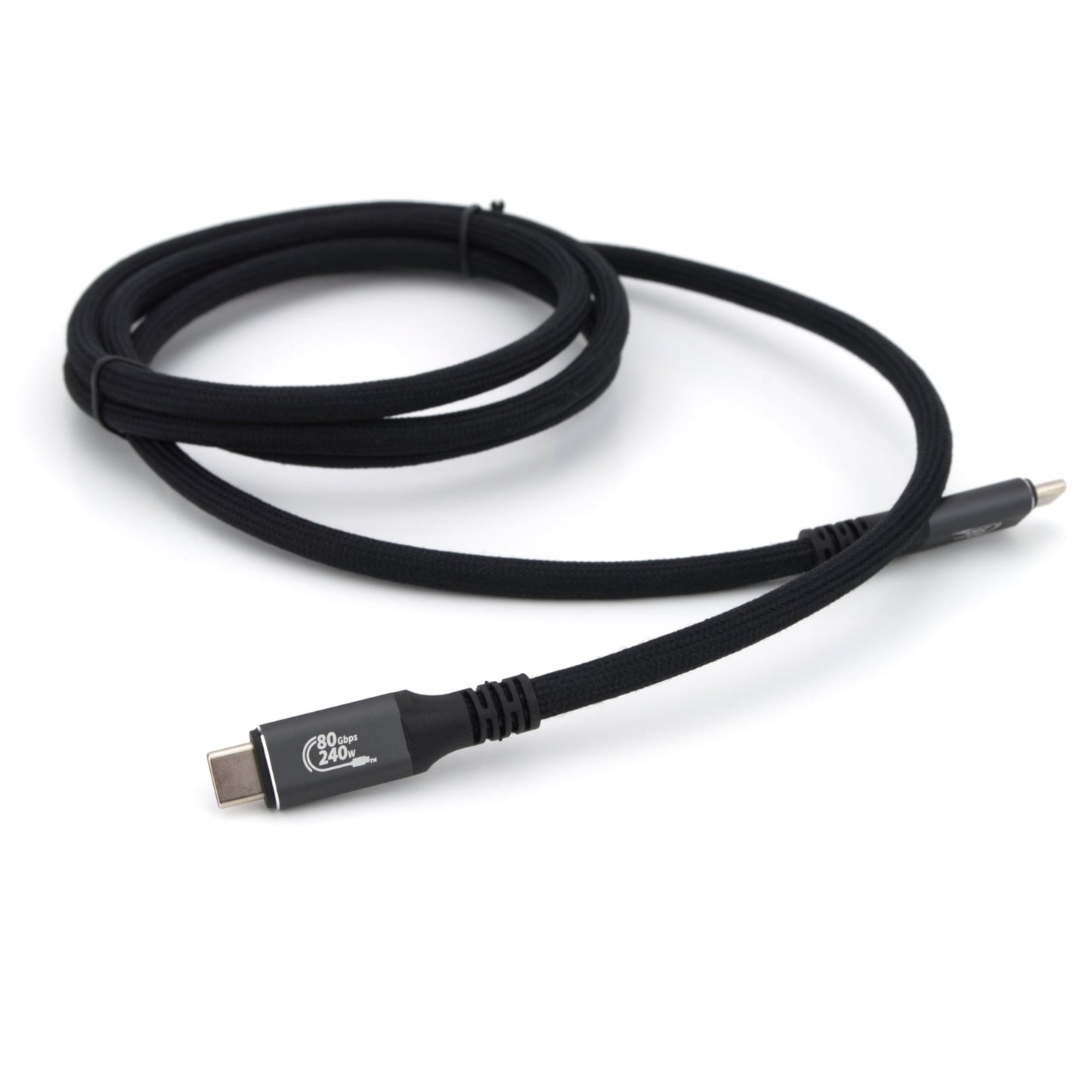 Sewell USB4 80Gbps Cable, USB-IF Certified, 4.9 ft (1.5m), 240W PD, Thunderbolt 3/4 Compatible USB-C with 8K Video Support, Flexible Braided