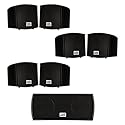 Acoustic Audio AA321B and AA32CB Mountable Indoor Speakers Home Theater 7 Speaker Set