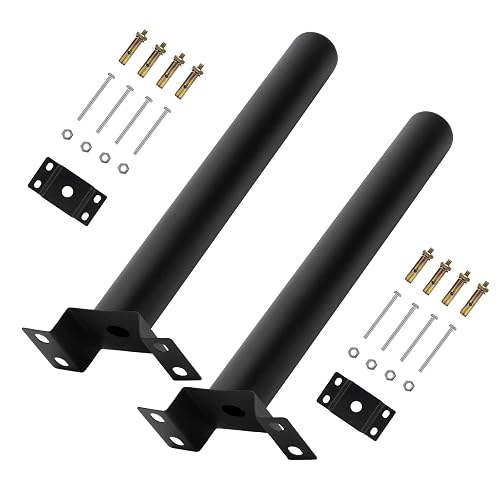Mounting Brackets Extension Arm for Solar Street Light, Light Fixture Bracket Pole for Wall, Fence, Tree, Yard, Barn