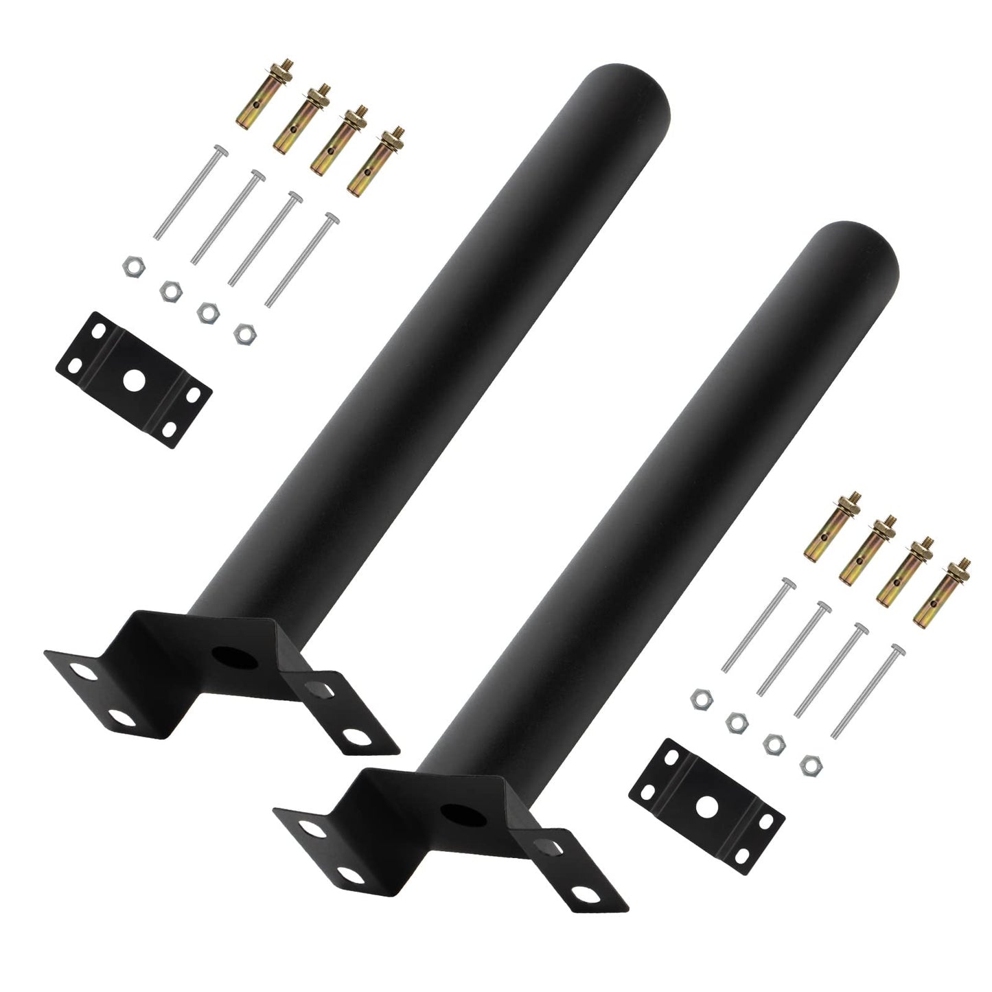 Mounting Brackets Extension Arm for Solar Street Light, Light Fixture Bracket Pole for Wall, Fence, Tree, Yard, Barn