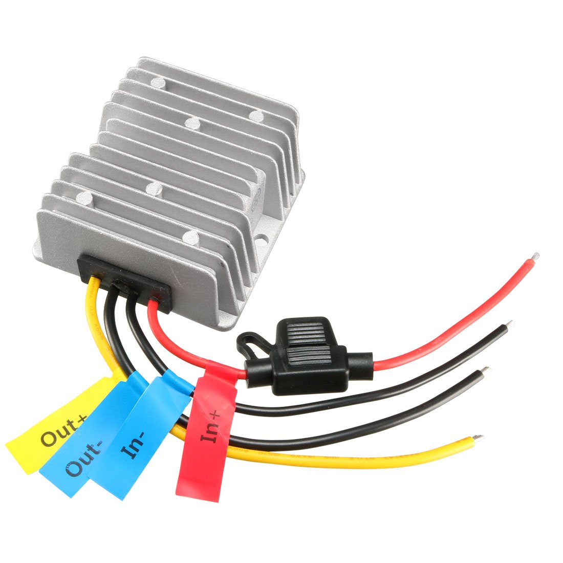 uxcell DC 48V to DC 12V 20A 240W Waterproof Power Supply Module Voltage Converter Regulator Transformer