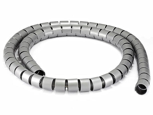 Monoprice 107029 30mm x 1.5m Spiral Wrap Bands, Gray