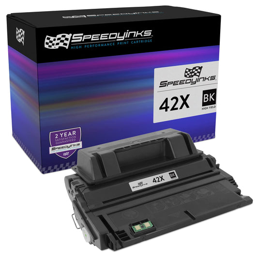 SPEEDYINKS Replacement Toner Cartridge Compatible with HP 42X High Yield (Black) Compatible with LaserJet Printers 4250, 4250tn, 4250dtn, 4350