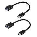Tek Styz OTG USB-C 3.0 Adapter (2 Pack) Compatible with Mercedes 2020 GLE to Quick Multi-Use Functions to Backup, Keyboard, mice, Thumb Drives…