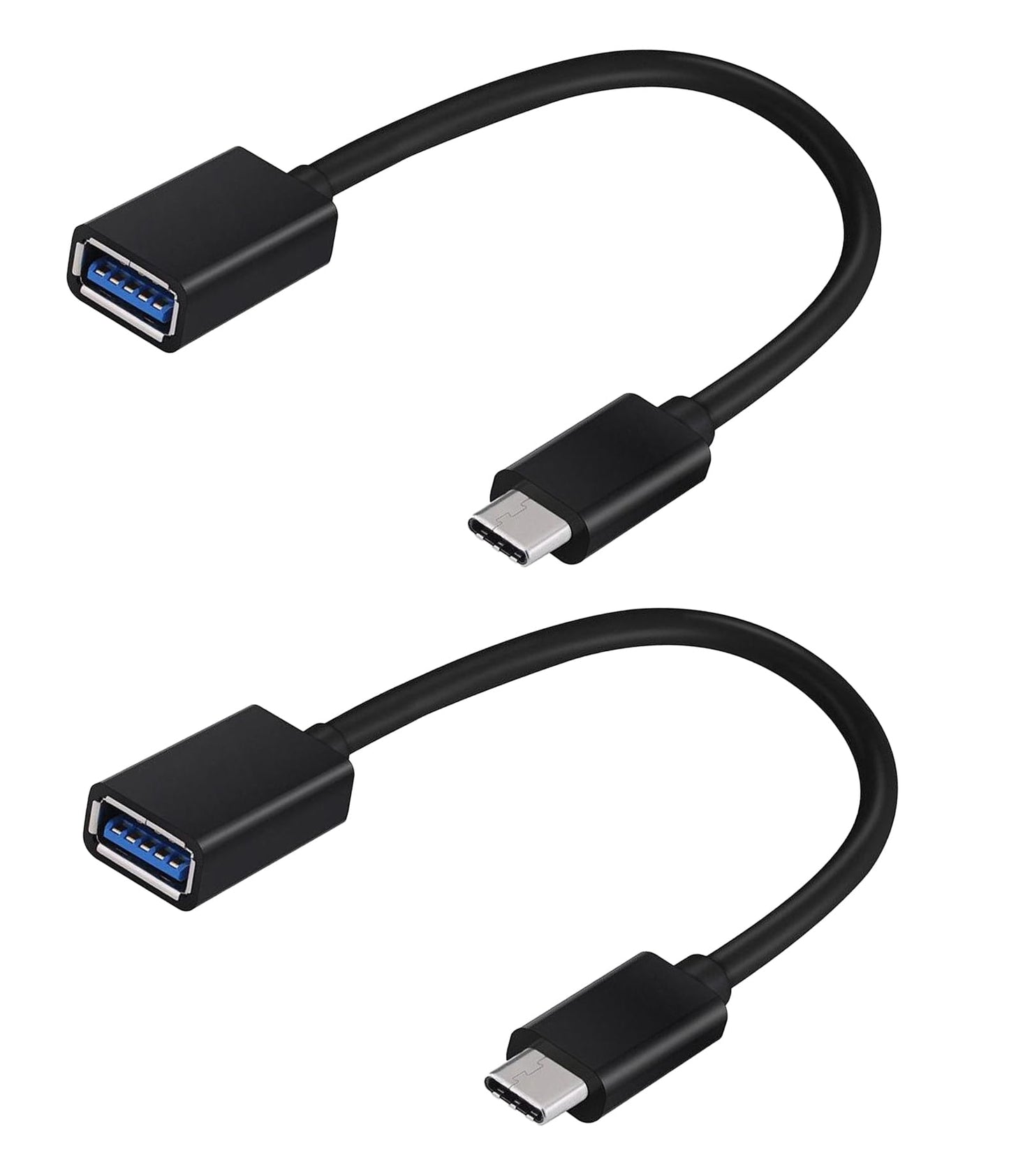 OTG USB-C 3.0 Adapter (2 Pack) Compatible with Motorola Moto X (4th gen.) to Quick Multi-Use Functions to Backup, Keyboard, mice, Thumb Drives…