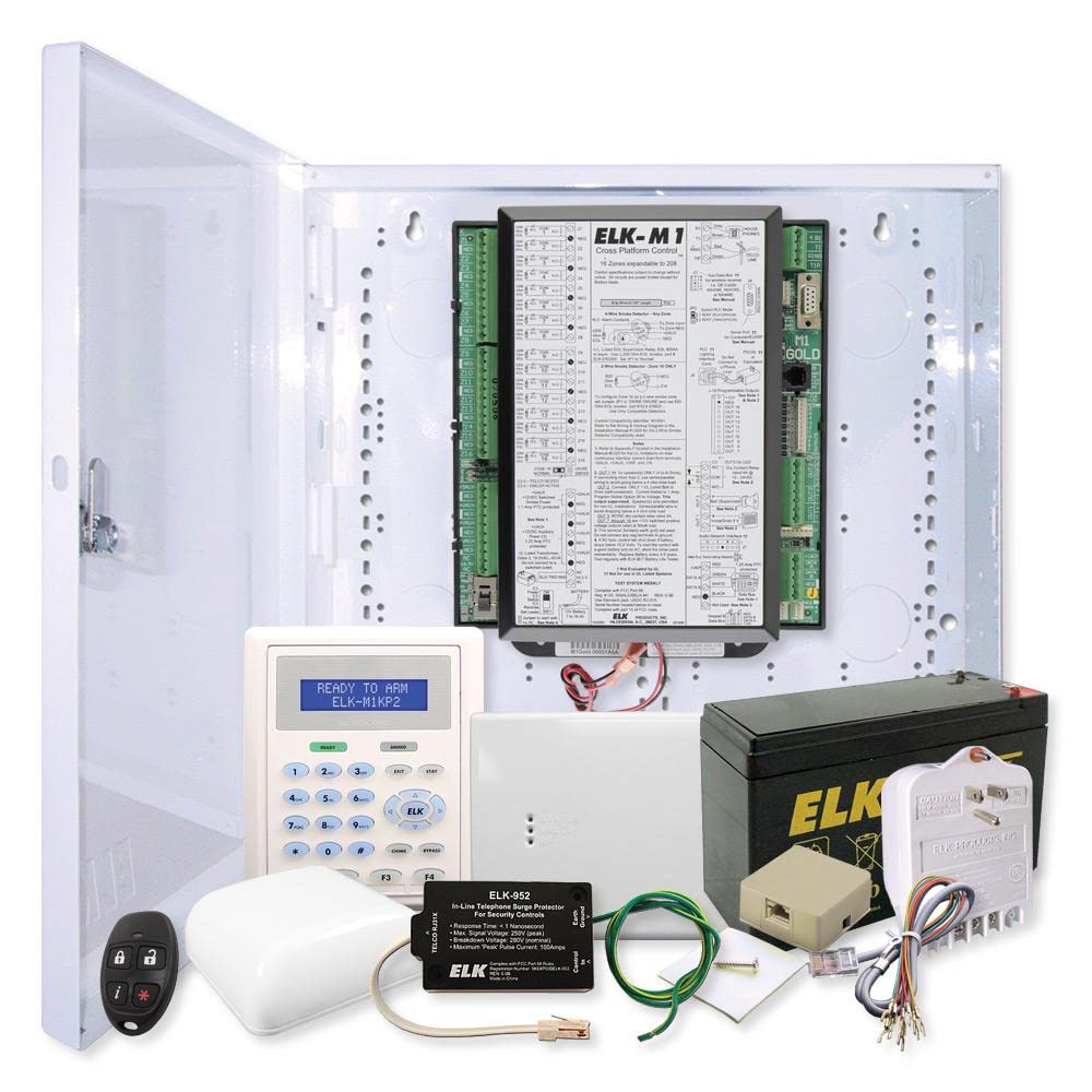 ELK Products Two-Way Wireless Ready M1 Gold Home Monitoring Kit