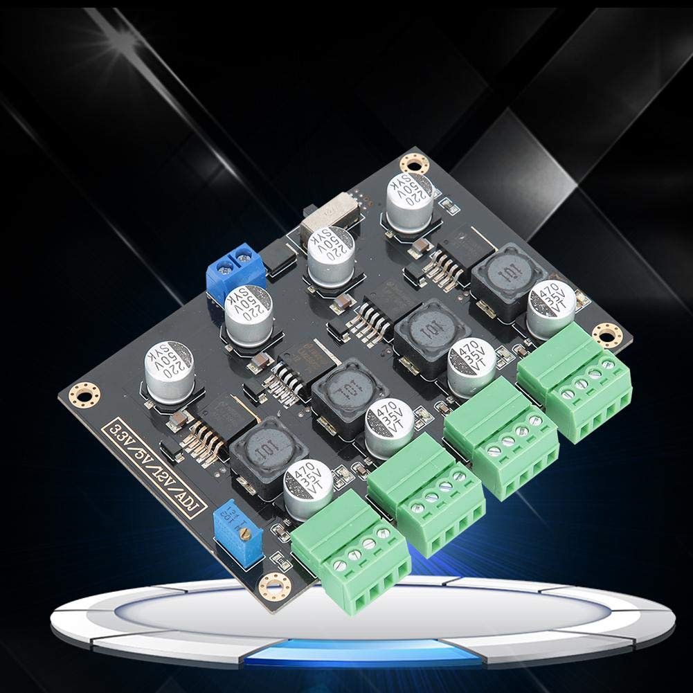 Multi-Channel Switching Power Supply Module with 3.3V/5V/12V/ADJ Adjustable Voltage Output Converter,LM2596 Excellent Chip Power Supply,with 4-Way…