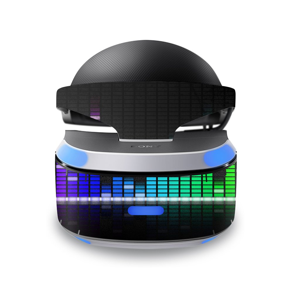 MightySkins Skin Compatible with Sony Playstation VR wrap Cover Sticker Skins Keep The Beat