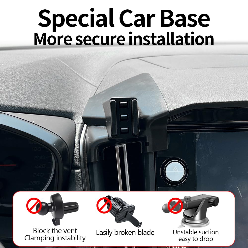 Car Phone Holder For Subaru WRX 2022 2023 2024 2025 2026?Crosstrek 2024-2026?Impreza 2024-2026 Auto Accessories Navigation Bracket Interior Decoration
