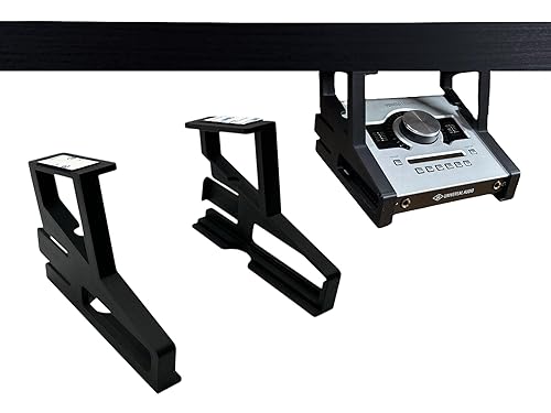 Iron Prints Desk Mount Kit for Apollo Twin X Duo/Quad / X4 - Under Desk Mount Brackets with Mounting Accessories for Studio Workspace Organization