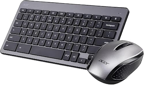 Acer Keyboard & Mouse Bundle: Includes RF Optical Mouse, Keyboard and USB Receiver