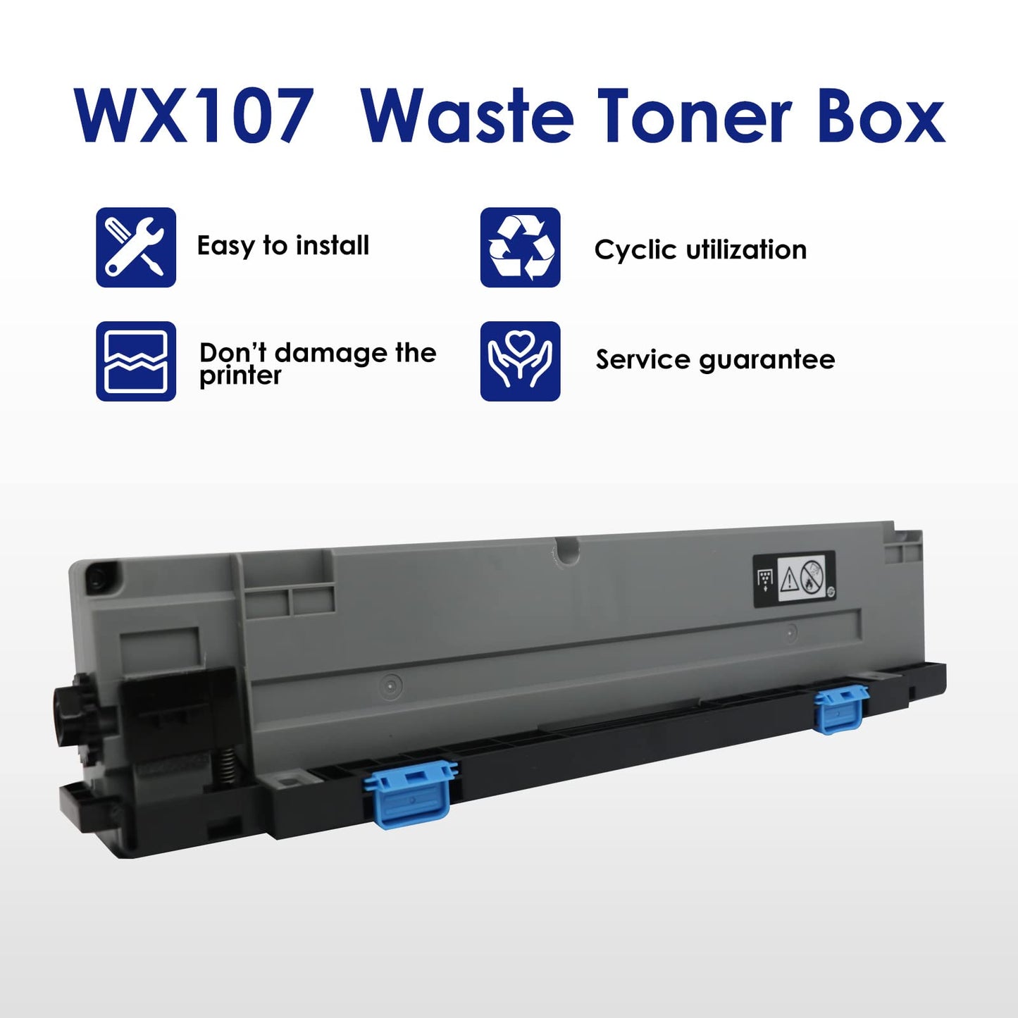CULater WX-107 Compatible Waste Toner Box Replacement for WX107 Waste Toner Container for Konica Minolta Bizhub C250i C300i C360i C450i C550i C650i